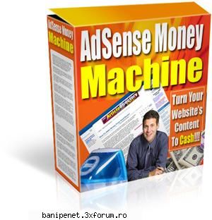 Descarca GRATUIT cartea "Adsense Money Machine" - Descarca GRATUIT "50$ pe zi in doar 30 de - Site-ul Tau