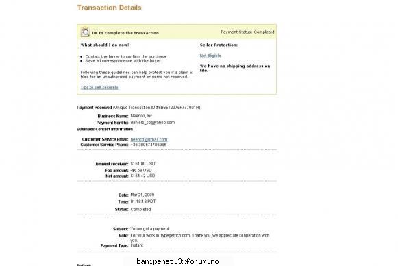 dar oricum ppc tot nu-l consider ceva viabil, de aceea pun si un de pe paypal :) din vremurile bune,